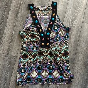 5/$25 JOY JOY boho tank top